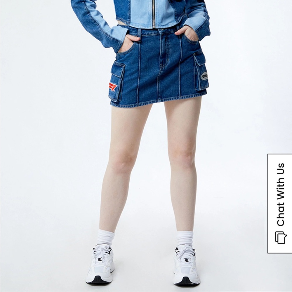 PacSun Blue Denim Skirt